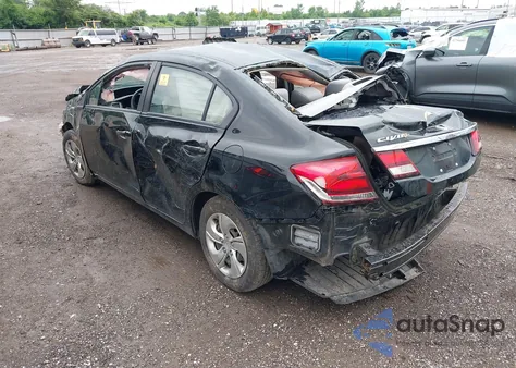 2013 Honda Civic Lx из США, поврежденный, VIN 19XFB2F58DE100234